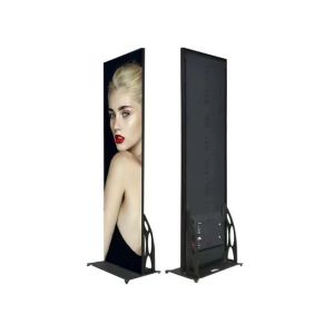LED Poster Display Indoor P2.5 full color Mirror Led display Wireless USB 4G