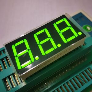 China Ultra Bright White Grey Surface LED Display 7 Segment 3digit 14.2mm Common Cathode for Temperature Controller on sale