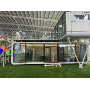 6m Apple Capsule House Cabin Container Galvanized Steel Structure