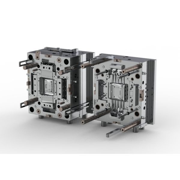 Quality OEM / ODM ： Single Cavity Injection Mold & Transparent Router Bottom Housing (1*1)  No.23892-B wholesale