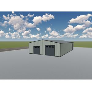 Lightweight Steel Structure Shed Workshop , Industrial Prefabricated Factory