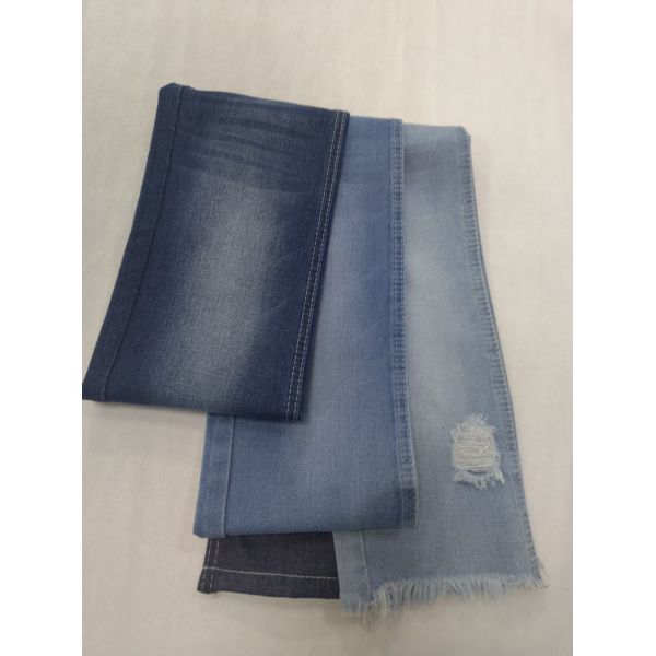 64.2%Cotton 10.8oz No elastic Cotton Polyester Rayon DARK INDIGO 178-180cm Denim fabric 10*7 JSD3134