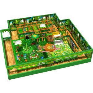 Forest Themed Indoor Playground Physical And Cognitive Development Equipment For