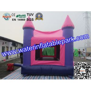 Pink Princess Inflatable Bouncy Castle , Park Inflatable Castle