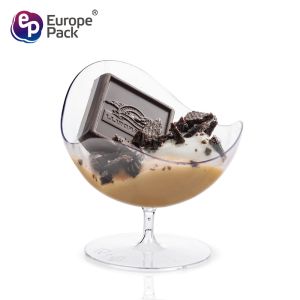 Modern design goblet shape plastic champagne glasses with cheap price