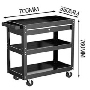 THX-2A SPCC Heavy Duty Tool Box Trolley Anti Scratch 62 X 33 X 8cm