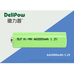 High Capacity 1.2 V Nimh Battery , Aa Nimh Rechargeable With 2000mah