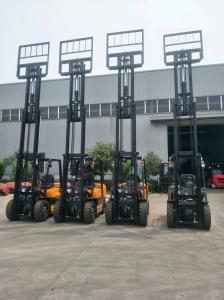 China Lifting Height 5000mm CPCD30 Diesel Forklift Truck 3 Ton With Side Shift High Mast on sale