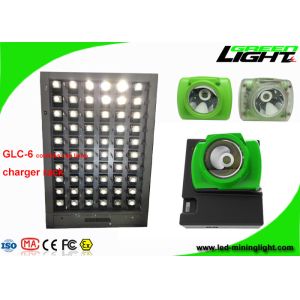 GLC-6 Single Side 60 Units Cordless LED Miners Cap Lamp Charging Station 110V