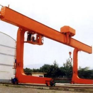 China L Type 30 Ton Rail Mounted Gantry Crane Single Beam For Workshop on sale