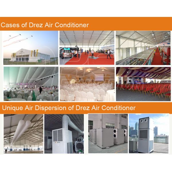 Outdoor Event Classic Packaged Tent Air Conditioner 36HP 105KW Cooling Capacity Type