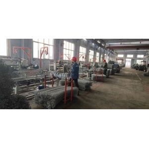 4m width Fully Automatic PLC control Chain Link Fence Making Machine for Afria