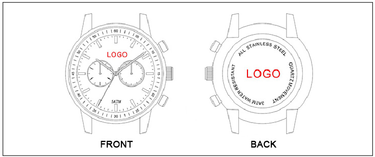 Zinc Alloy Case Silicone Sports Watch Japan Quartz Movement 3 ATM Waterproof