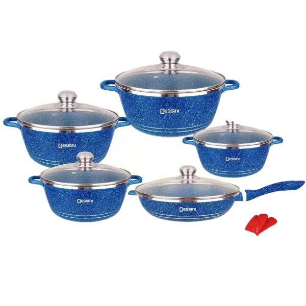 Hot Selling Aluminium Pots Sets Cooking Cookware Medical Stone Nonstick Forged Cookware Sets