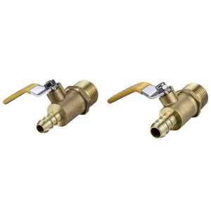 TMOK Male Female End Hose Connection BSP Lever 1/2 Inch Brass Ball Gas Valve