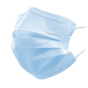 Non Woven Face Mask Surgical Disposable 3 Ply With Earloop Anti Virus