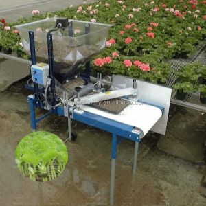 Microgreen Tray Seeding Made Easy with Seedling Planter Machine and Grow Media