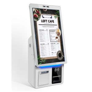 Cheap Crtly 23'' Touch Screen Self Service Payment Kiosk For McDonald's/KFC/Restaurant for sale
