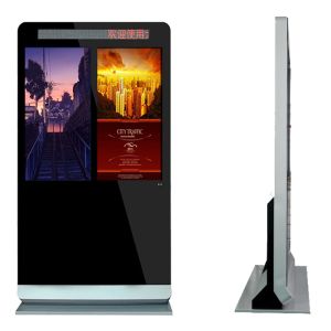 46" + 46" Dual Screen Wifi Digital Signage , 1920 * 1080 Customized color