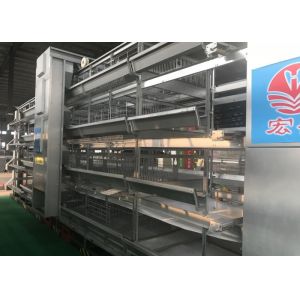 Stable Automatic Manure Removal System Full Chicken Breeding For Layers