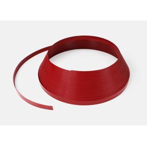 Red Color LED Channel Trim Cap J Shape Good Flexibility With SGS Certification