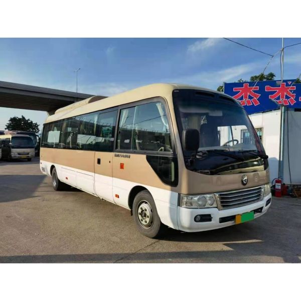 Quality 22 Seats 2019 Year Used Coaster Bus Used Mini Bus Electric Engine Left Hand Steering wholesale