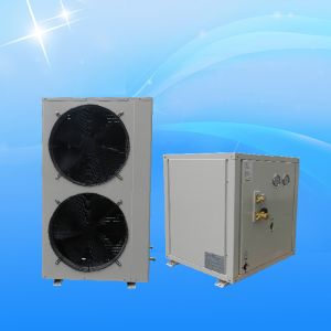Advanced technology split air source heat pump with water tank