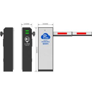 Automatic Arms Parking Barrier Gate Remote Parking Lot Barrier