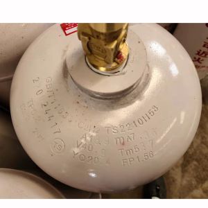 GB/T11638 Standard 40L size QF-15A Valve Welding Acetylene Gas Cylinders