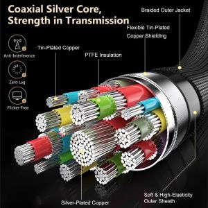 Alvin's USB4 6.6ft Cable - 40Gbps, 240W PD, 8K, TB4 Compatible