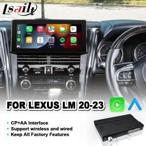 Lsailt Wireless Android Auto Carplay Interface for 2020-2023 Lexus LM 350 LM300h