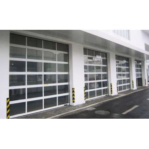 China Water Tightness Class 3 Garage Sectional Door Aluminum Grey For Automatic on sale