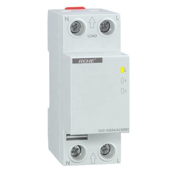 Quality DV2-1G63A Programmable Over and Under Voltage Automatic Reset device 63A wholesale