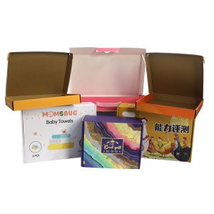 Paper Custom Packaging Boxes Moisture Proof White Cardboard Packaging Box