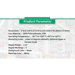 UNIVO 2110Y Inclinometer Precise Angle and Slope Measurement for Industrial