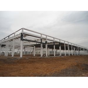 China Low Maintenance Industrial Steel Building with High Strength Bolt Connection and Weld/Hot Rolled H Section Column & Beam on sale
