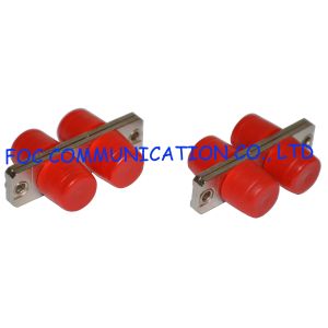 Cheap Rectangular FC SM Duplex Fiber Optic Adapter High Precision Alignment for sale