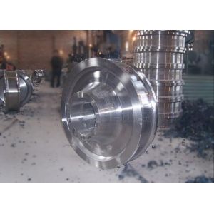 Customized single double flange casting wear-resisting train wheel