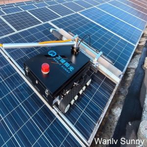 WLS-7 Solar Cleaning Robot with 1100 Rotating Nylon Brush and 3-4 Hours Working