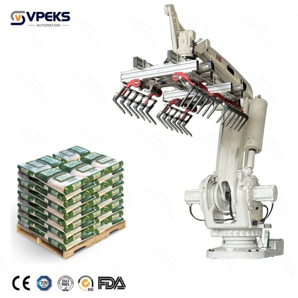 250Kg 180Kg Automatic Robot Palletizing System With Repeatability 0.1mm