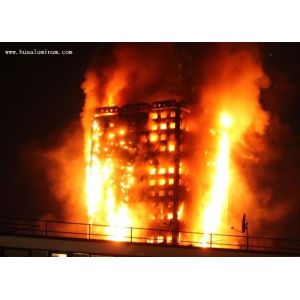 PVDF Coated Aluminum Composite Wall Panels , 1.22x2.44m ACP Sheet Fireproof