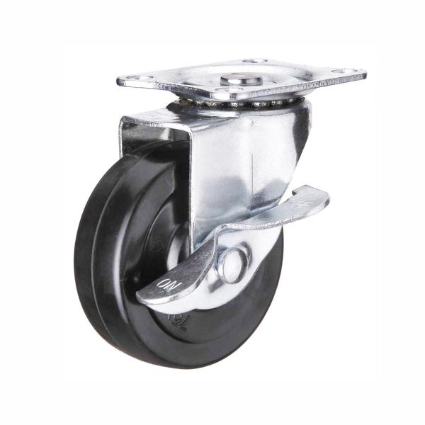 Smooth Wheel Tread Light Duty Casters for Grey Wheels Smooth Wheels and