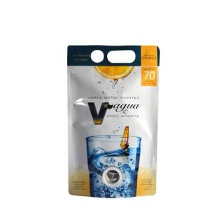 100% Security Strong Sealing Side Custom Printing Accepted Heat Seal Food Bag