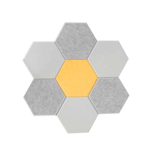 Quality A1 Fireproof Hexagonal Acoustic Wall Panels Polyester wholesale