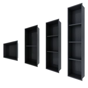 Matt Stainless Steel Niche Inserted Wall Shower Niche Stainless