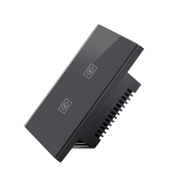 Quality Smart Home Voice Control Eu Us Smart Wifi Wall Touch Switch 1/2/3 Gang Glass Panel Fan Light Switch Smart Home wholesale
