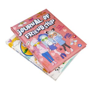 Oem A5 Kids Book Printing Hardcover Reading And Writing C2S Art paper Cover