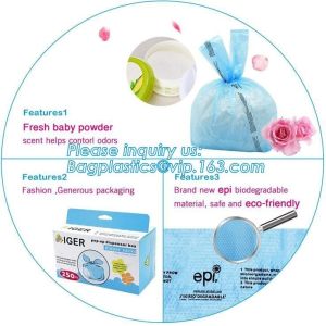 Baby nappy bag with scented diaper sacks, Diapers bag for newborn,disposable