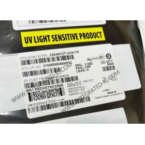 24AA512T-I/CS17K 512Kbit 1.7V to 5.5V 400 kHz Memory IC Chip Serial EEPROM with