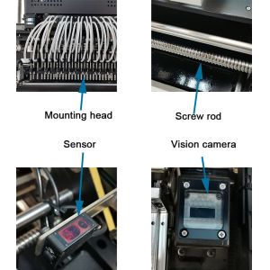 250000CPH SMT Pick And Place Machine 68 Heads For LED Tube Light / Strip Light